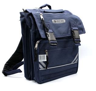 blue juice school bag